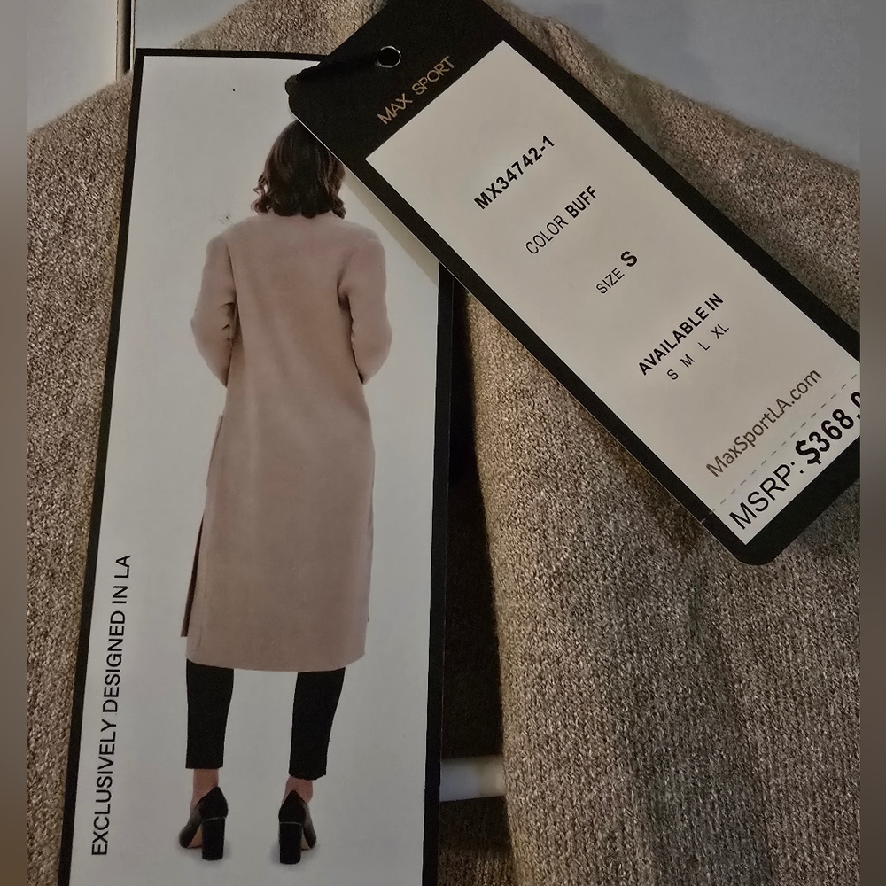 MAX SPORT LA - Long Cardigan - Picture 3 of 4